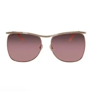 GUCCI GG0820S-004 Women\'s Designer Sunglasses Gold Ivory White/Violet Pink 63 mm GUCCI GG0820S-004 Women main image 2